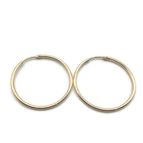 Women's Earrings in 18K Solid Gold Hoop